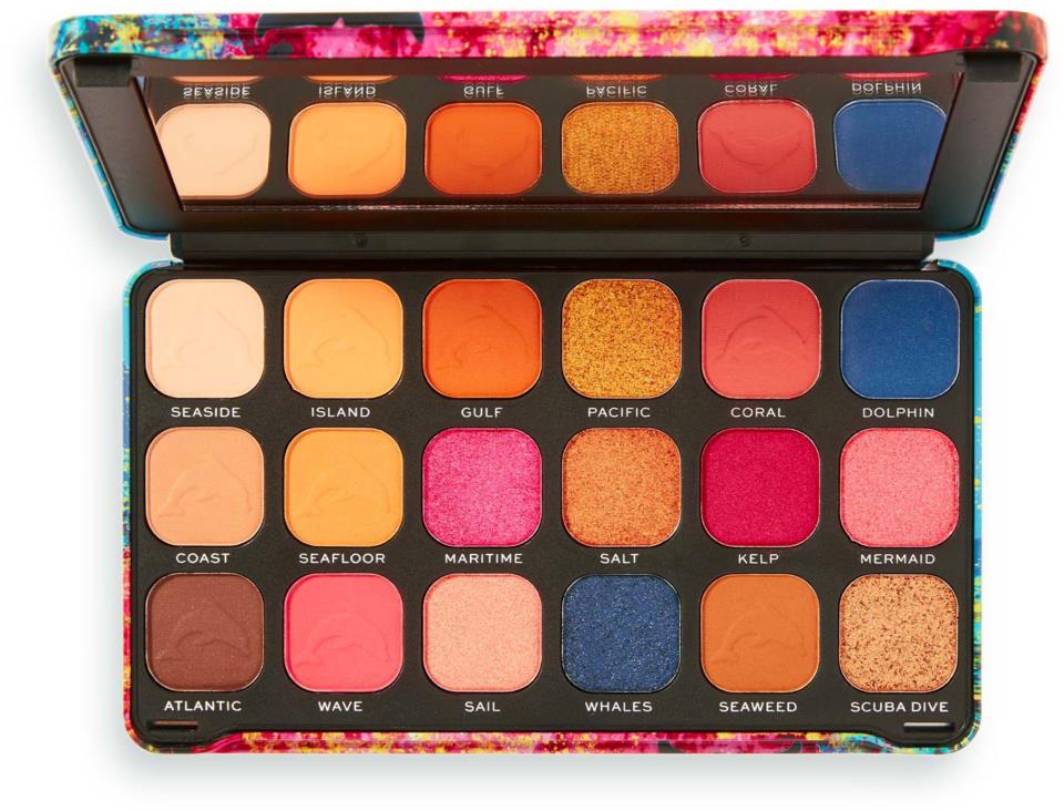 Makeup Revolution Forever Flawless Hydra Dolphin Eyeshadow Palette 20g