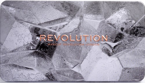 Ice cubes with the word 'REVOLUTION' in orange and a slogan underneath.