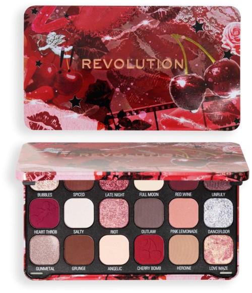 Revolution Beauty London Forever Flawless Palette Cherry Rebel Red