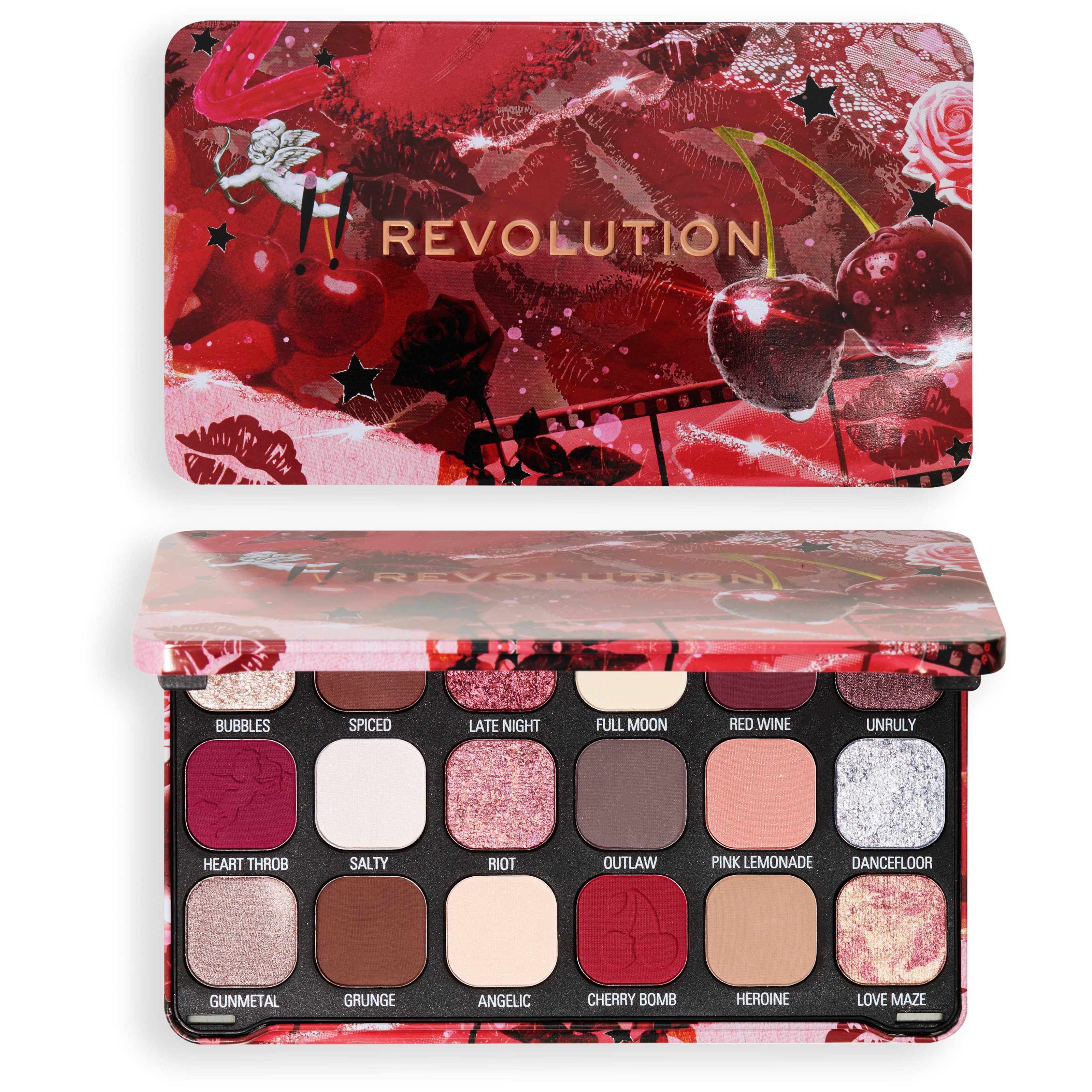 Revolution Beauty London Forever Flawless Palette Cherry Rebel Re
