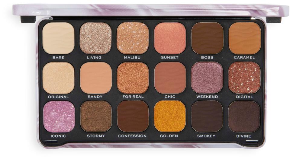 Makeup Revolution Forever Flawless Shadow Palette Nude Silk 1,1 g