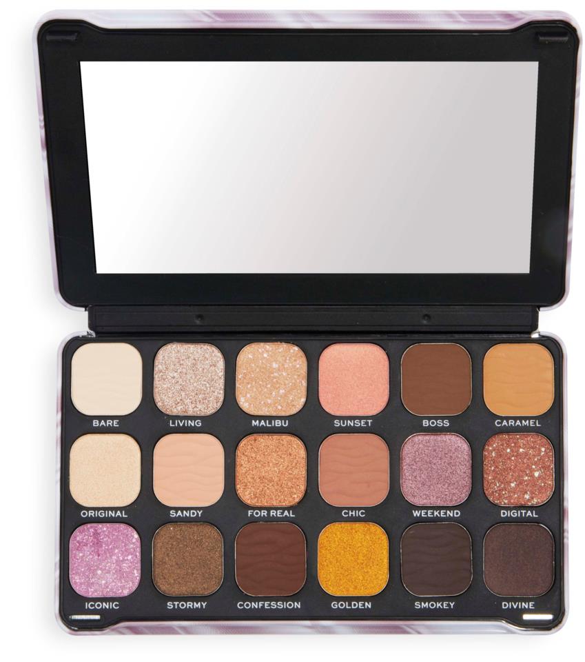 Makeup Revolution Forever Flawless Shadow Palette Nude Silk 1,1 g