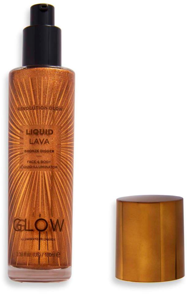 Makeup Revolution Glow Liquid Lava Bronze Digger 100ml