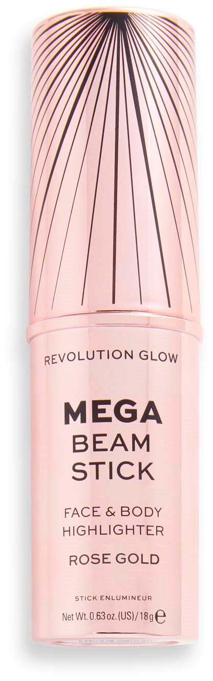 Revolution Beauty London Glow Mega Beam Stick Rose Gold