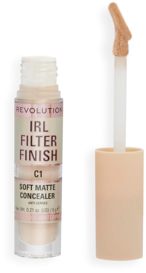 Makeup Revolution IRL Filter Finish Concealer C1 6 g