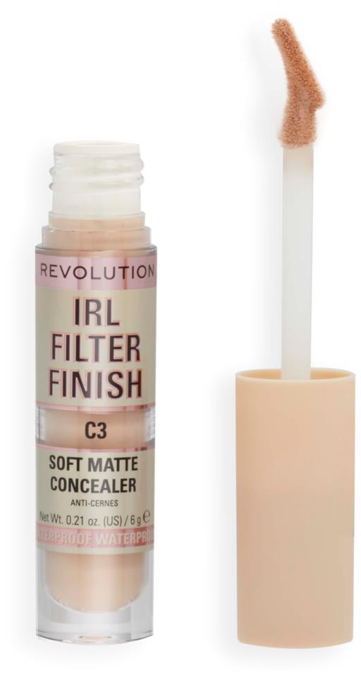 Makeup Revolution IRL Filter Finish Concealer C3 6 g