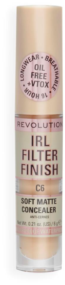 Makeup Revolution IRL Filter Finish Concealer C6 6 g