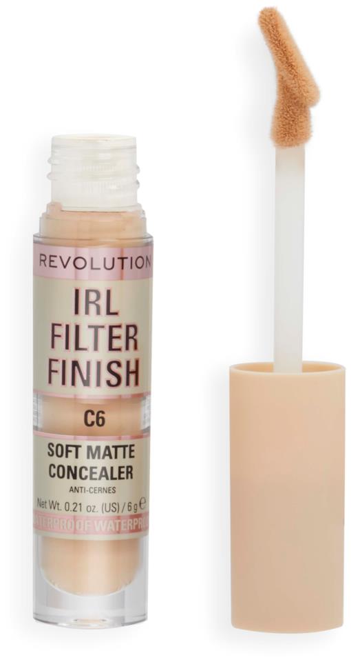 Makeup Revolution IRL Filter Finish Concealer C6 6 g