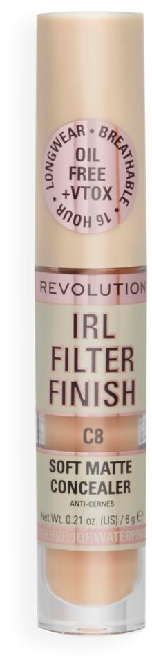 Makeup Revolution IRL Filter Finish Concealer C8 6 g