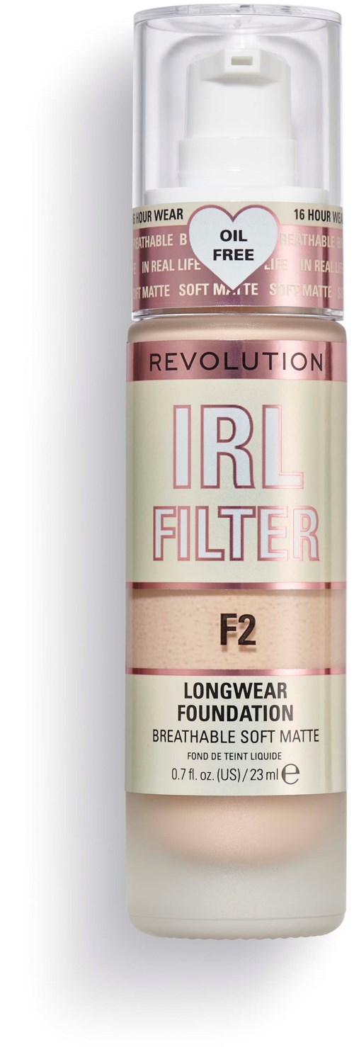 Revolution Beauty London IRL Filter Longwear Foundation F2