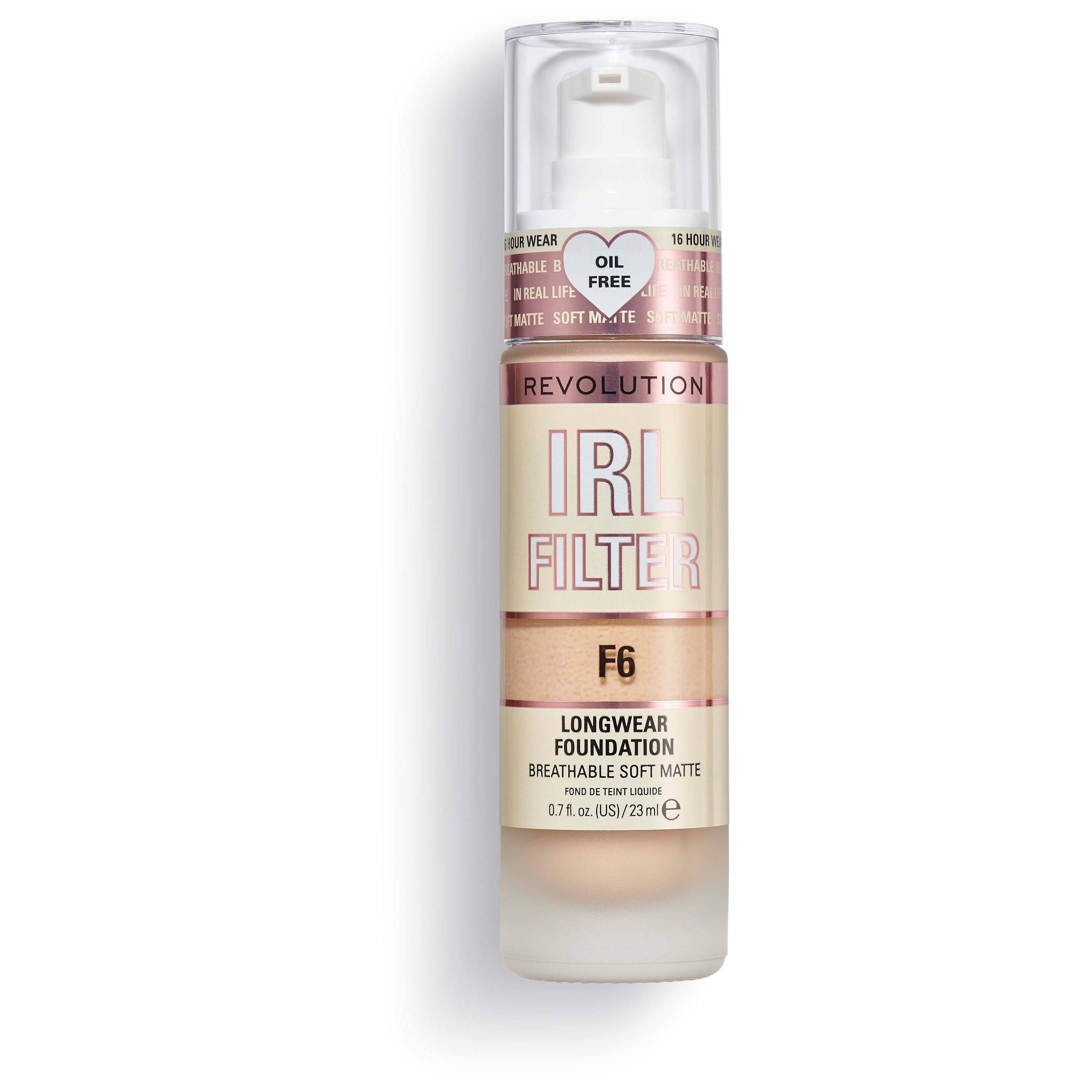 Revolution Beauty London IRL Filter Longwear Foundation F6 billede