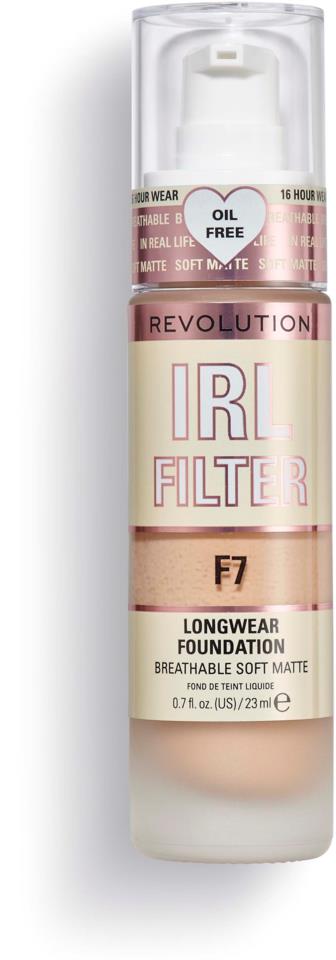 Makeup Revolution IRL Filter Longwear Foundation F7 23 ml