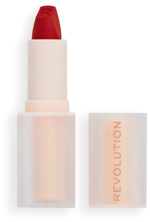 Revolution Beauty London Lip Allure Soft Satin Lipstick CEO Brick Red