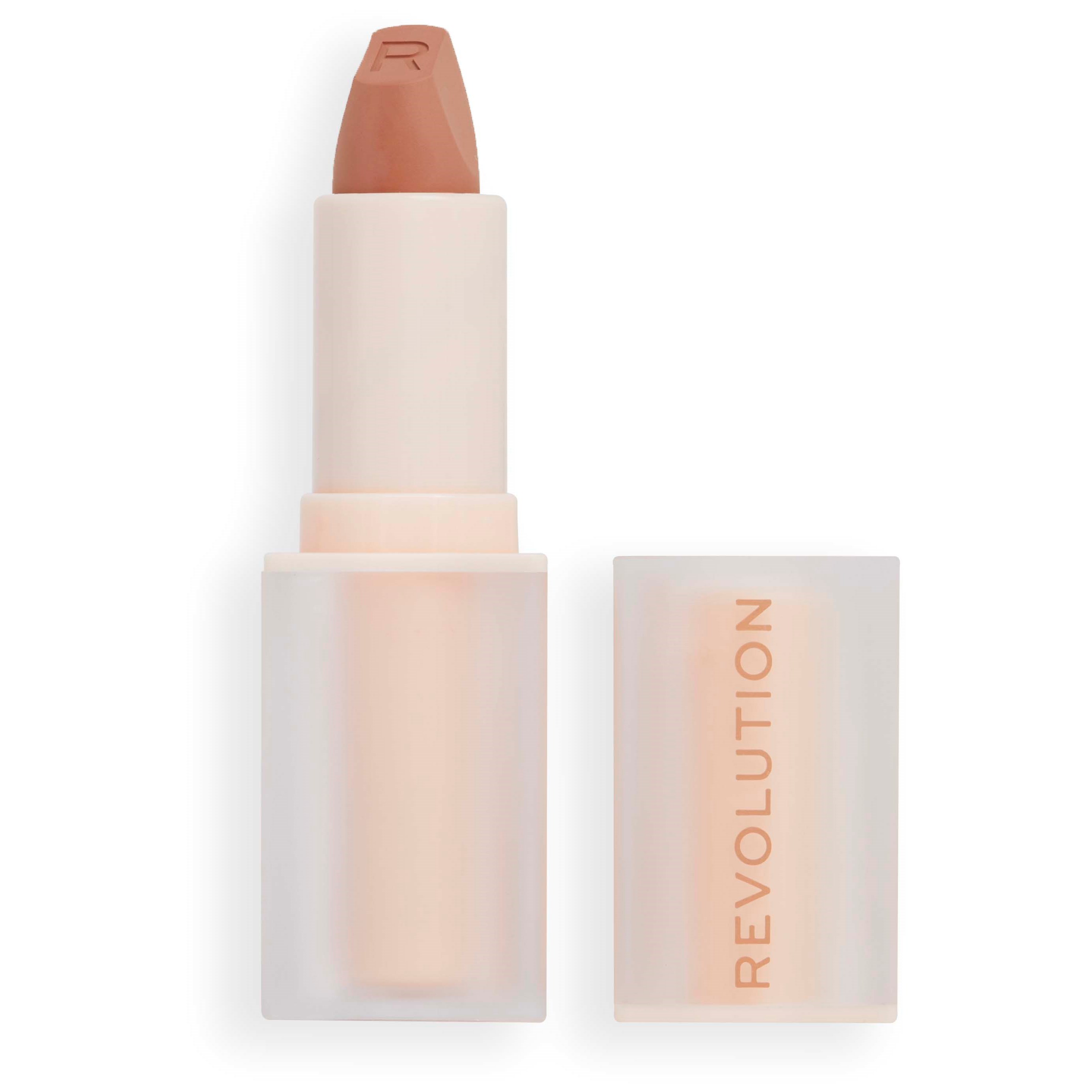 Läs mer om Makeup Revolution Lip Allure Soft Satin Lipstick Chauffeur Nude