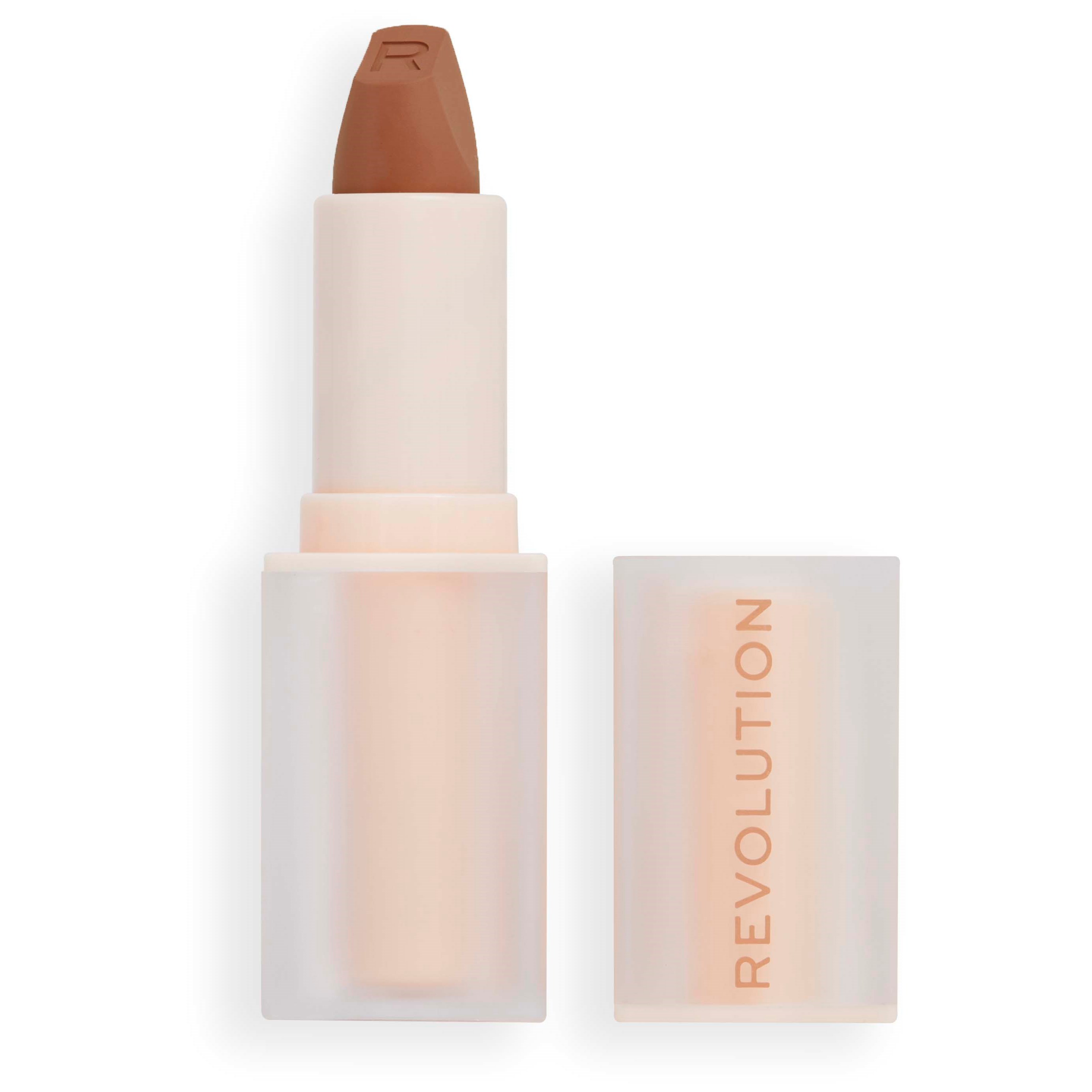Läs mer om Makeup Revolution Lip Allure Soft Satin Lipstick Divine Brown