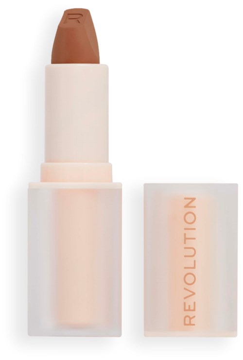 Revolution Beauty London Lip Allure Soft Satin Lipstick Divine Brown