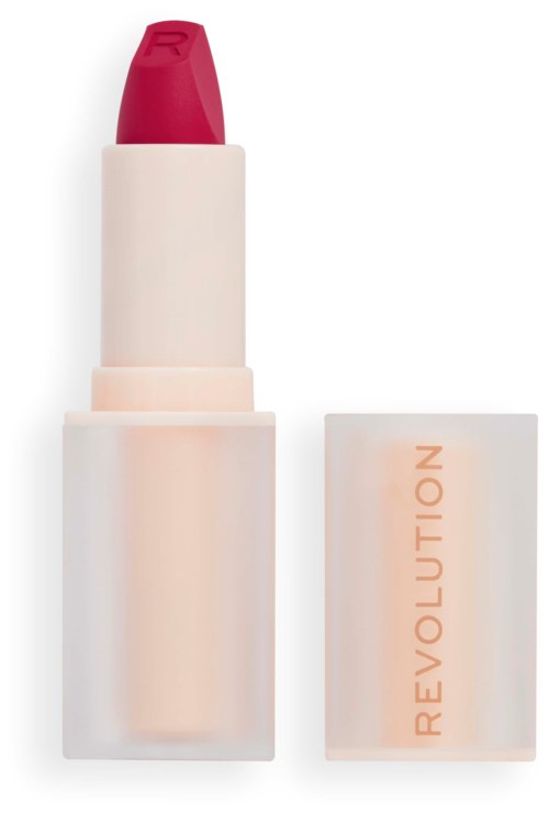 Revolution Beauty London Lip Allure Soft Satin Lipstick Material Girl Wine