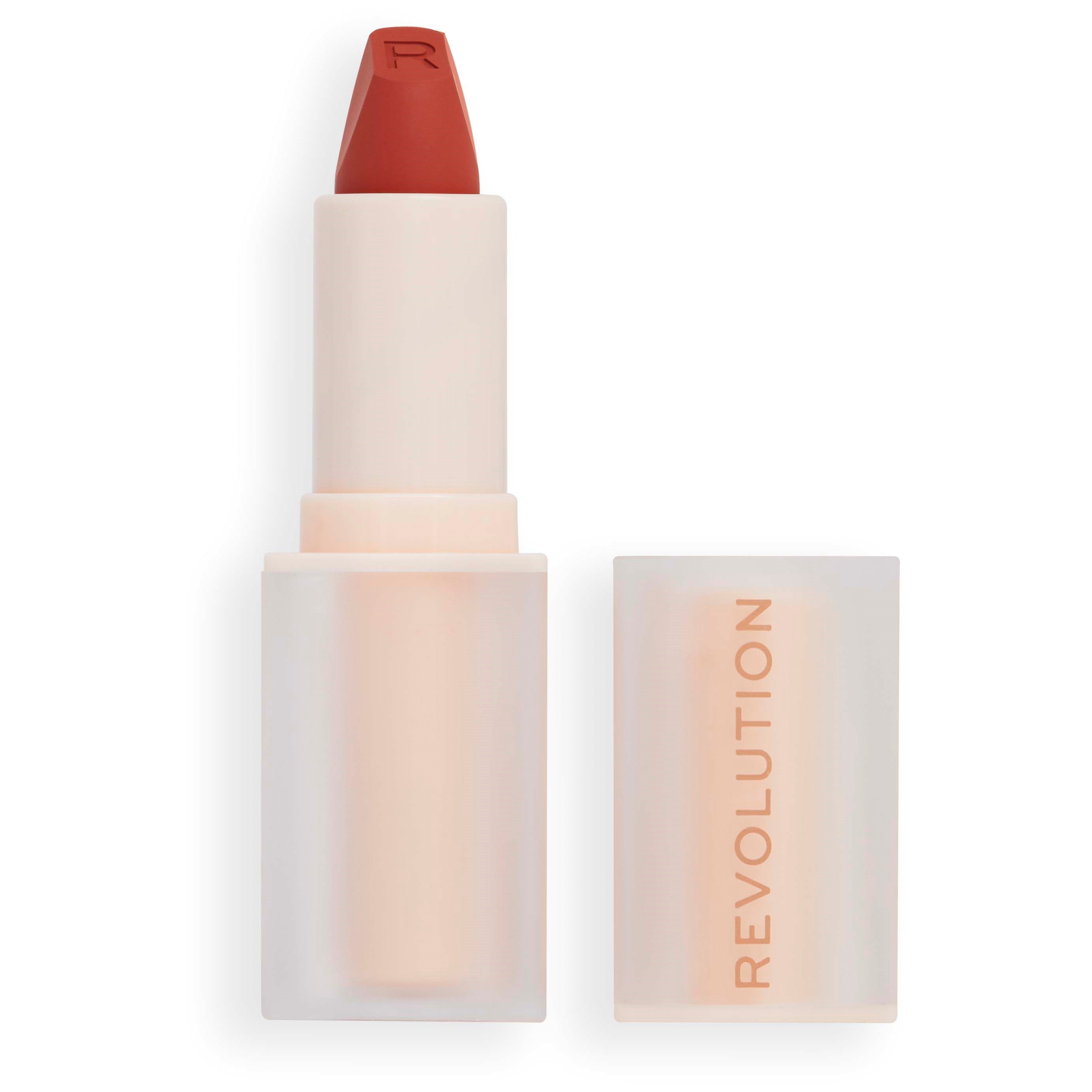 Läs mer om Makeup Revolution Lip Allure Soft Satin Lipstick Rebel Rust