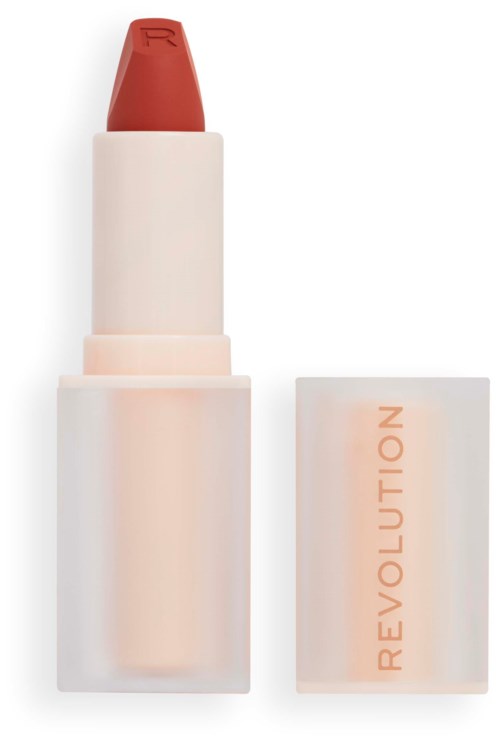 Revolution Beauty London Lip Allure Soft Satin Lipstick Rebel Rust