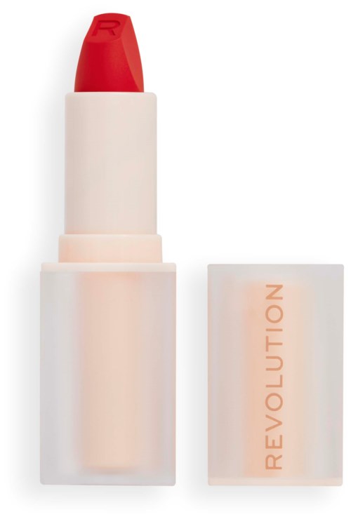 Revolution Beauty London Lip Allure Soft Satin Lipstick Vibe Red