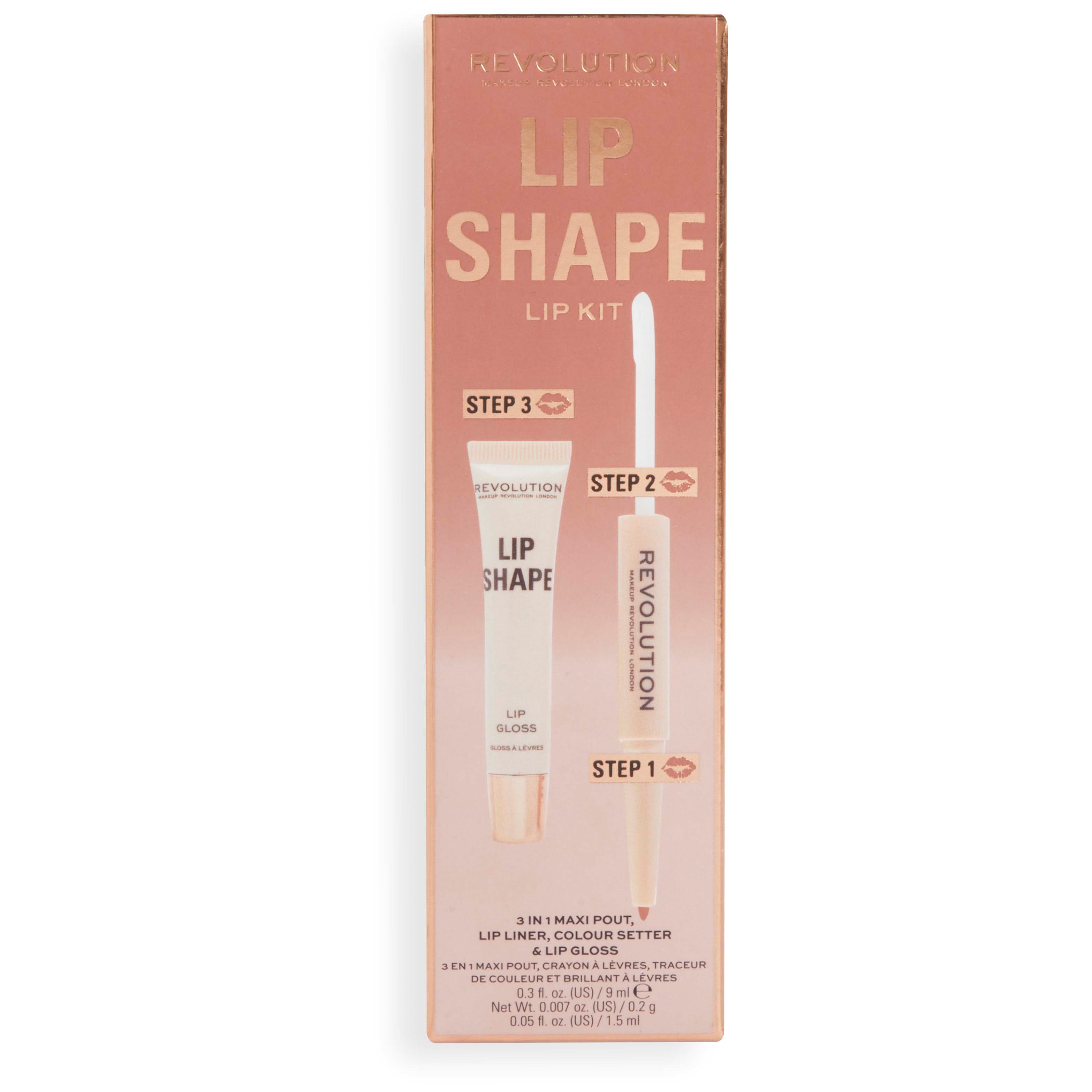 Revolution Beauty London Lip Shape Kit Warm Nude (obrázok 4)