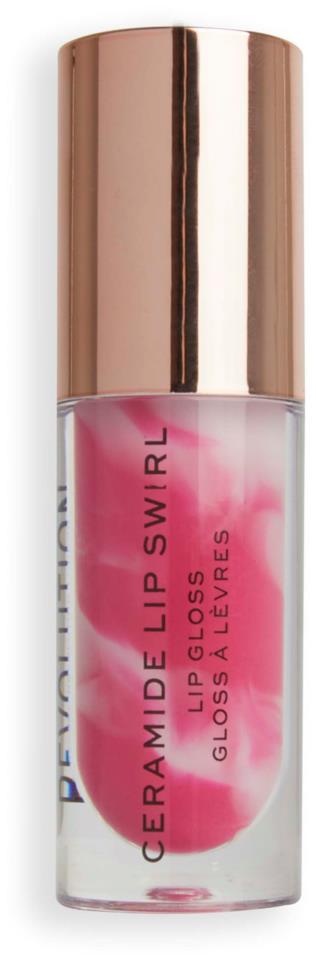 Makeup Revolution Lip Swirl Ceramide Gloss Berry Pink 4,5 ml