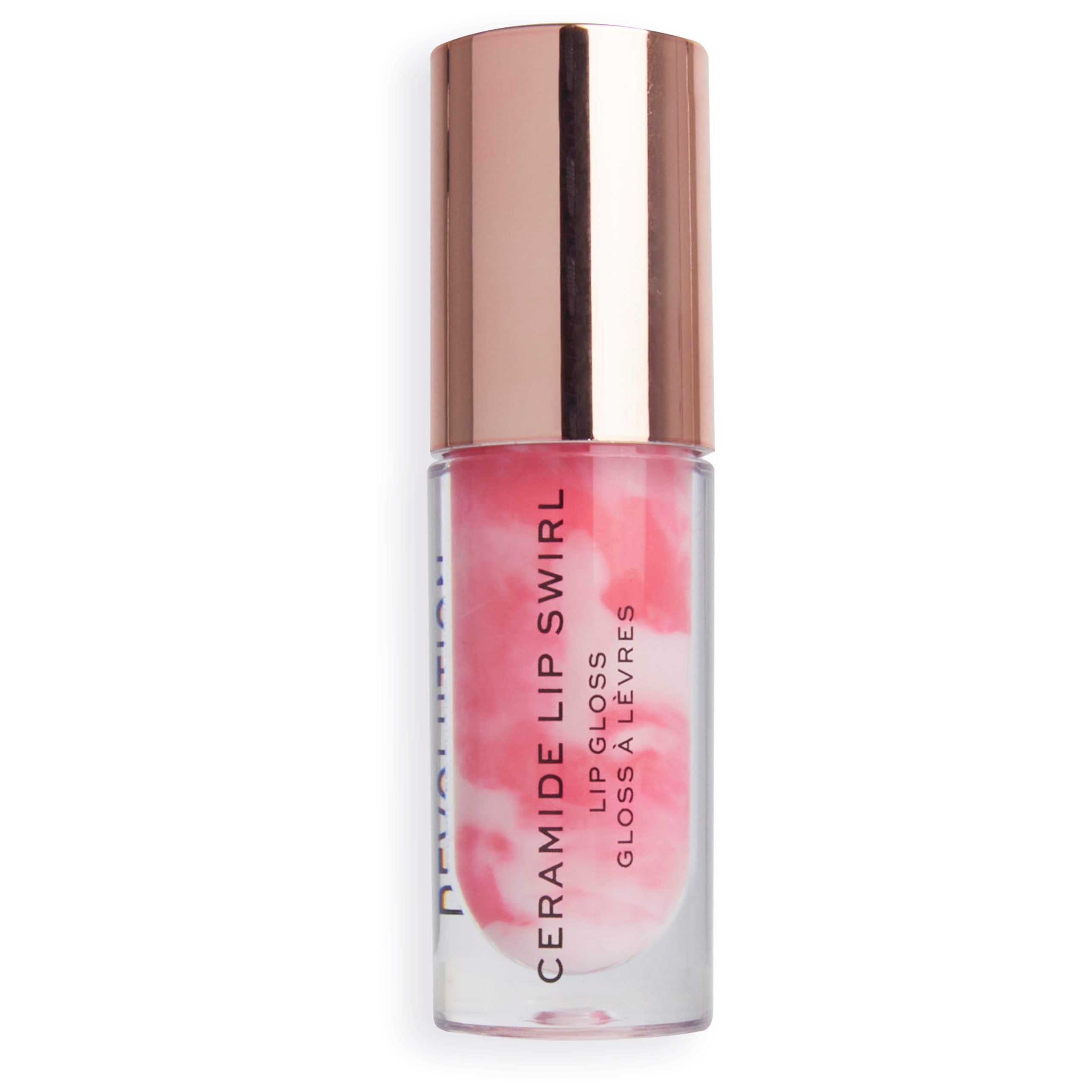 Revolution Beauty London Lip Swirl Ceramide Gloss Sweet Soft Pink