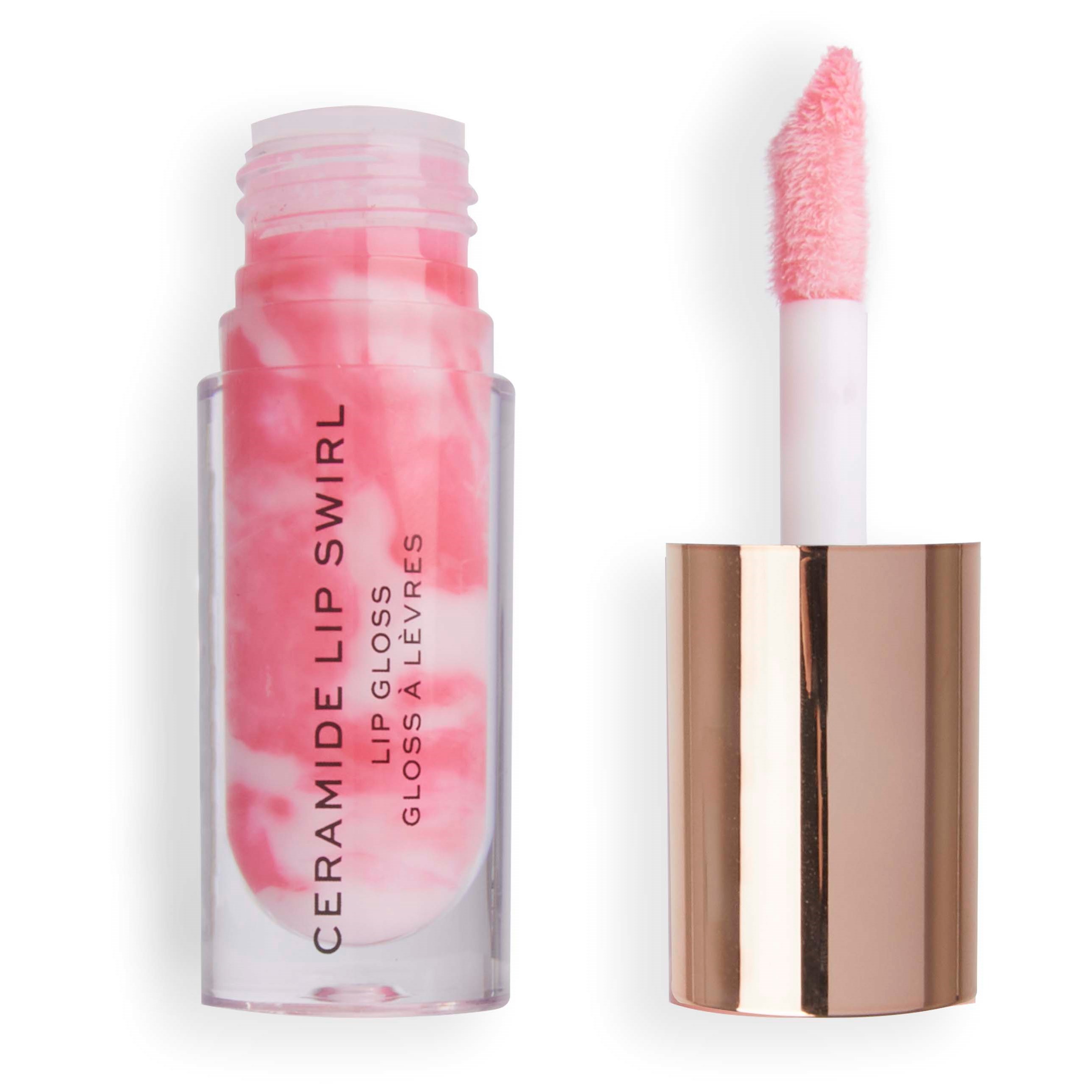 Alternativ bild 1 för Makeup Revolution Lip Swirl Ceramide Gloss Sweet Soft Pink