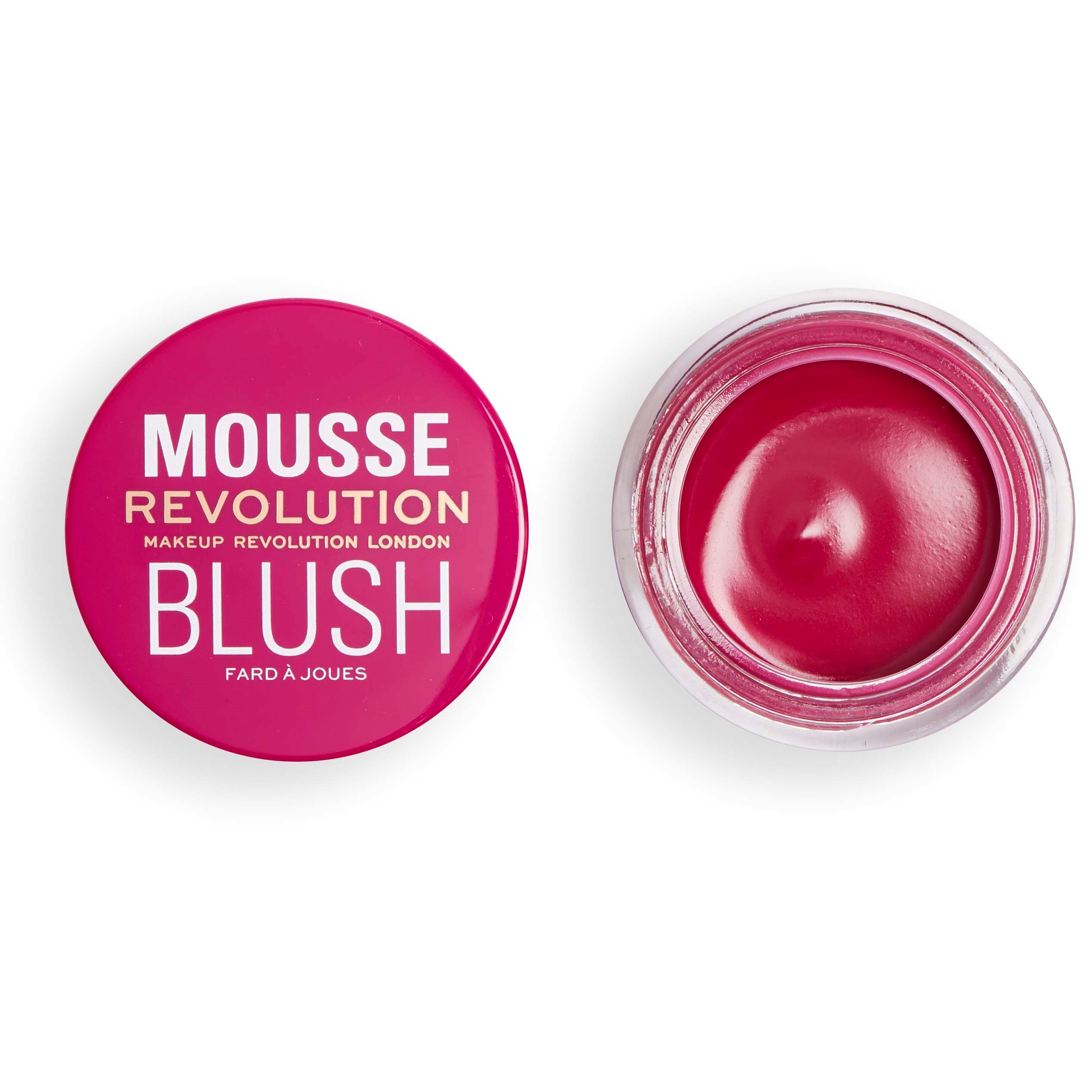 Läs mer om Makeup Revolution Mousse Blusher Passion Deep Pink