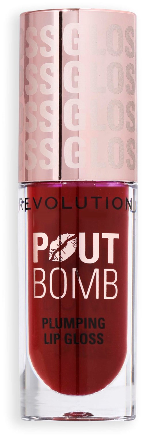 Revolution Beauty London Pout Bomb Plumping Gloss Jelly Berry Mauve