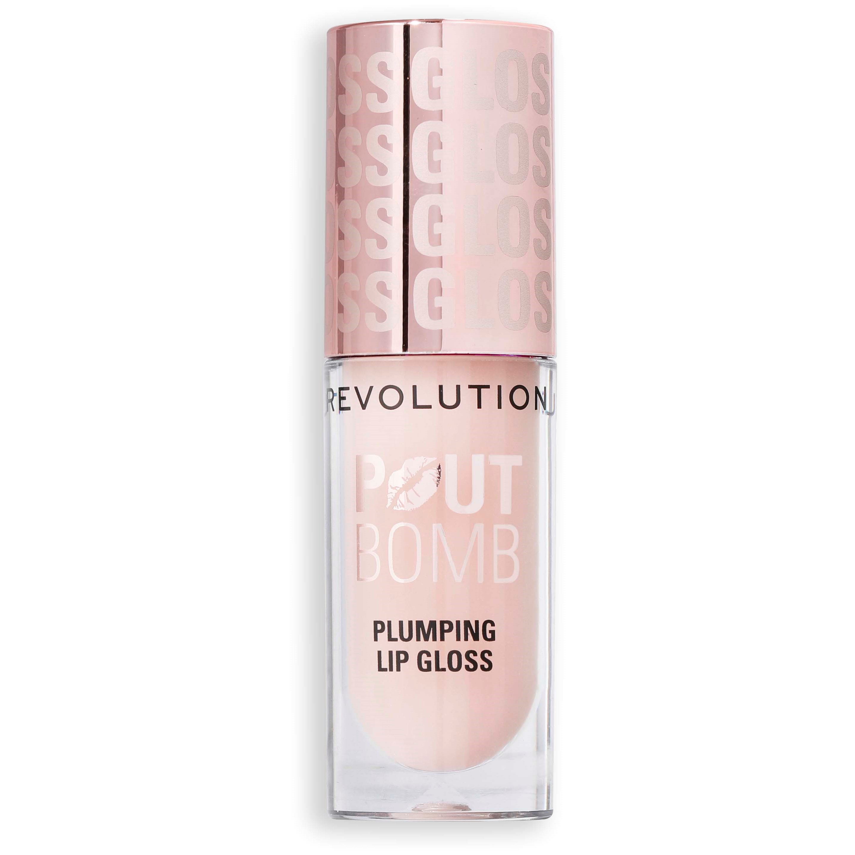 Revolution Beauty London Pout Bomb Plumping Gloss Milky Sheer Hol