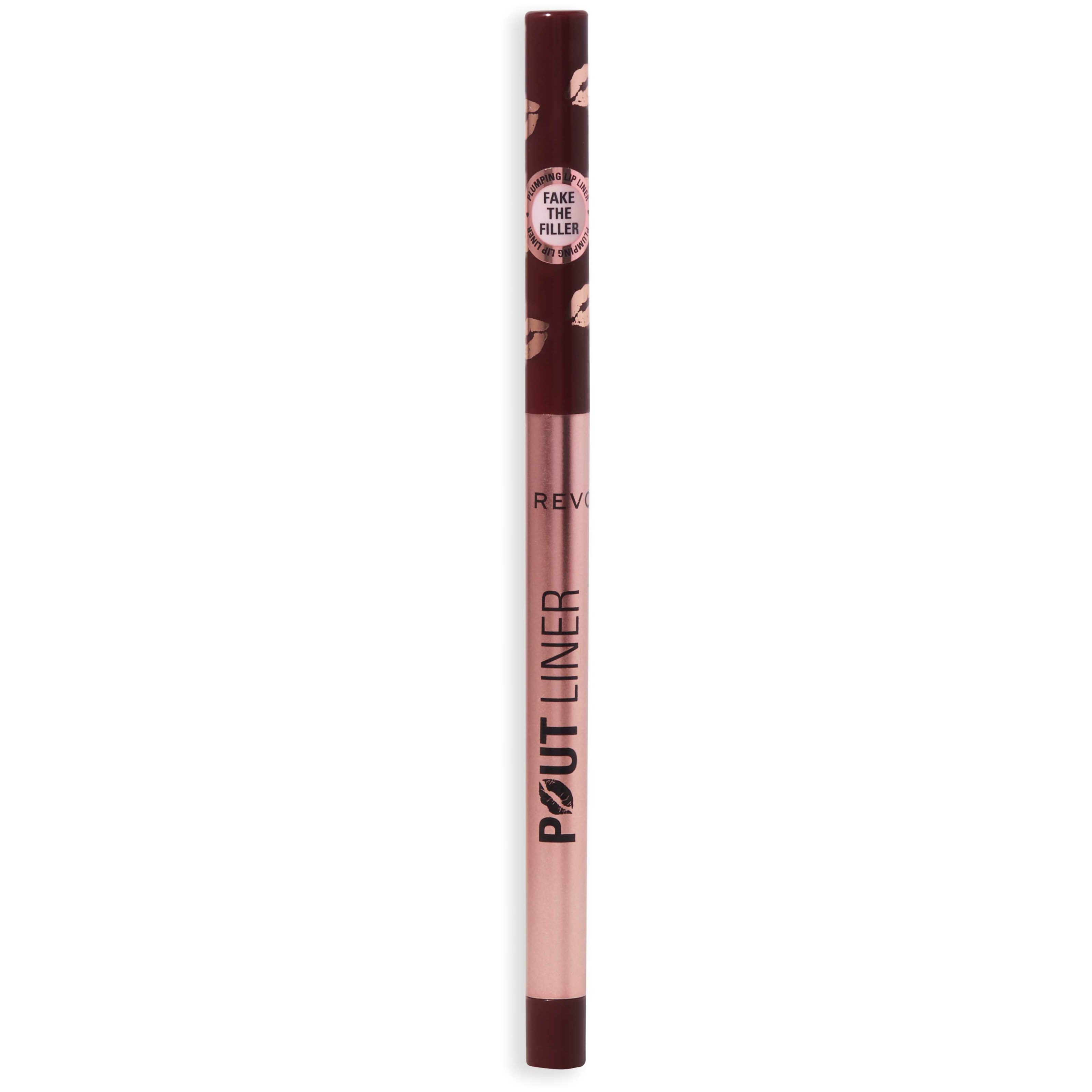 Revolution Beauty London Pout Plumping Lip Liner Deepest Mauve