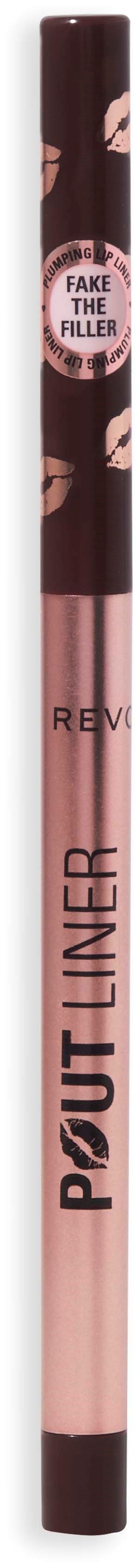 Revolution Beauty London Pout Plumping Lip Liner Espresso Cool Brown