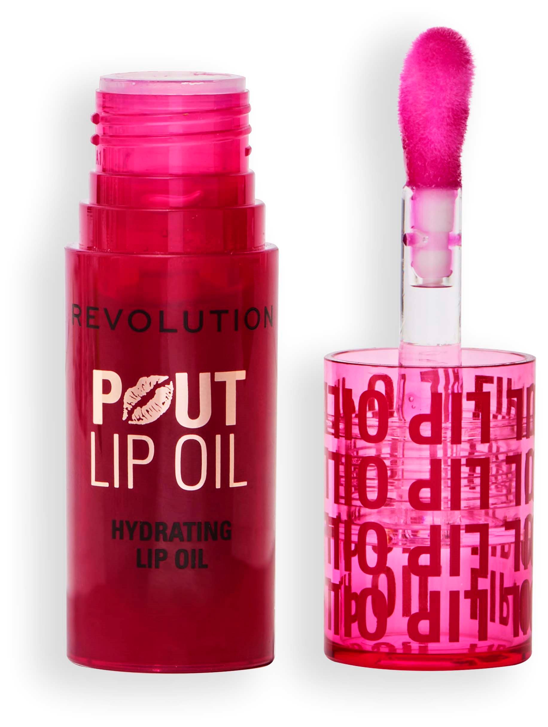 Makeup Revolution Pout Lip Oil Cherry Red | lyko.com