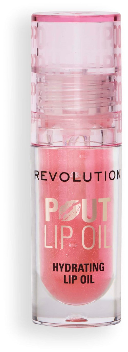 Revolution Beauty London Pout Lip Oil Glam Pink Shimmer