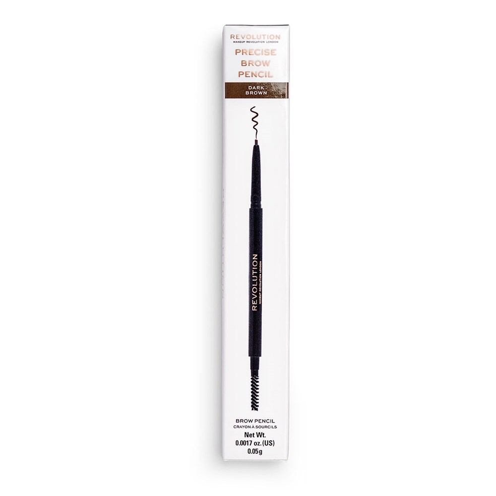 Revolution Beauty London Precise Brow Pencil Dark Brown (obrázok 4)