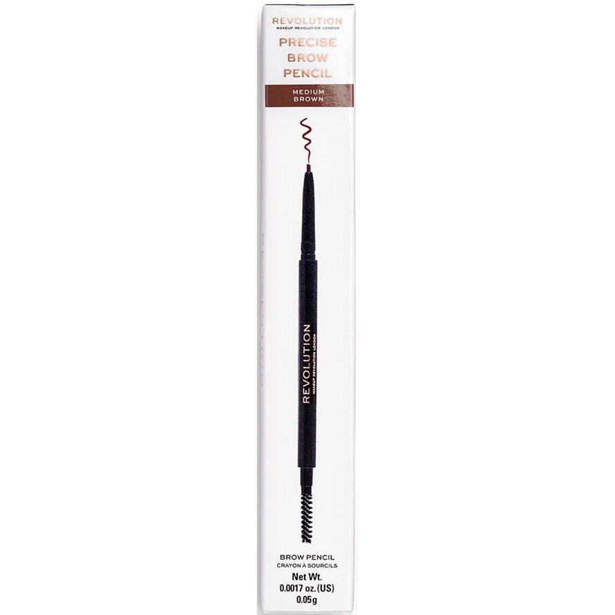 Revolution Beauty London Precise Brow Pencil Medium Brown (obrázok 4)