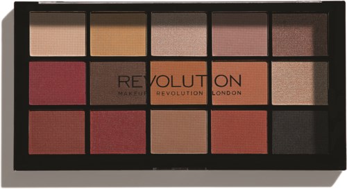 Eine Make-up-Palette mit 15 Lidschatten in verschiedenen neutralen und lebendigen Farben.