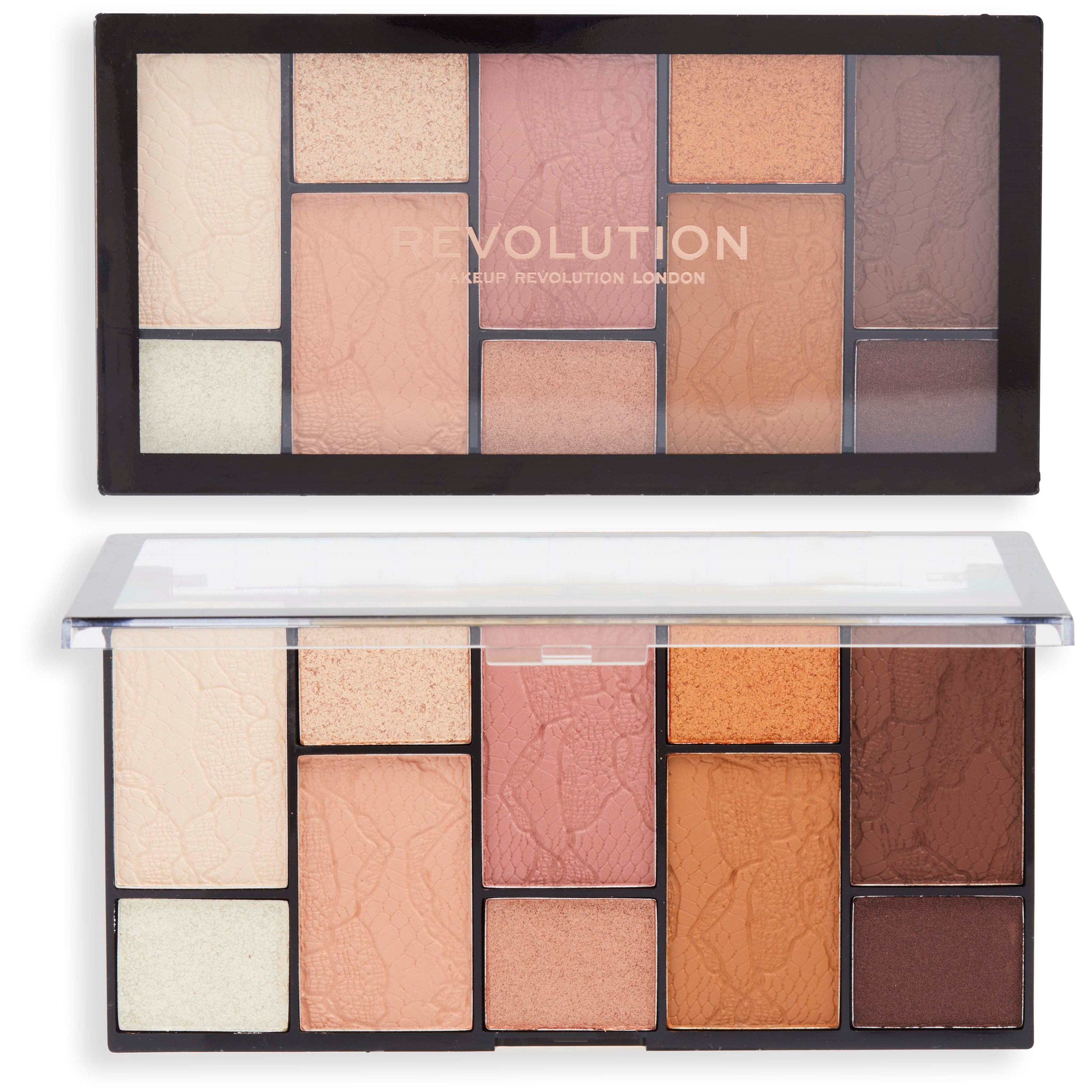 Alternativ bild 1 för Makeup Revolution Reloaded Dimension Palette Neutral Charm