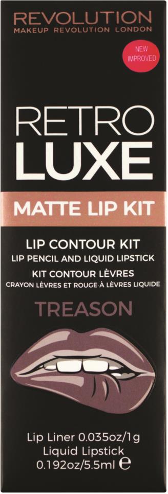 Makeup Revolution Retro Luxe Kits Matte Treason