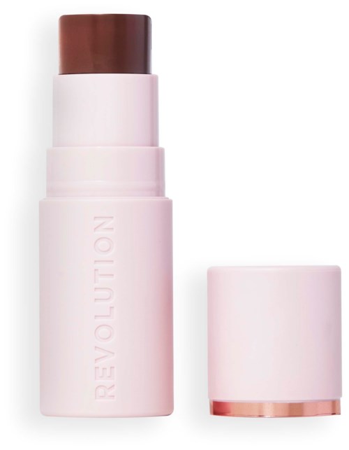 Revolution Beauty London Skin Silk Bronzer Stick Dark Cocoa