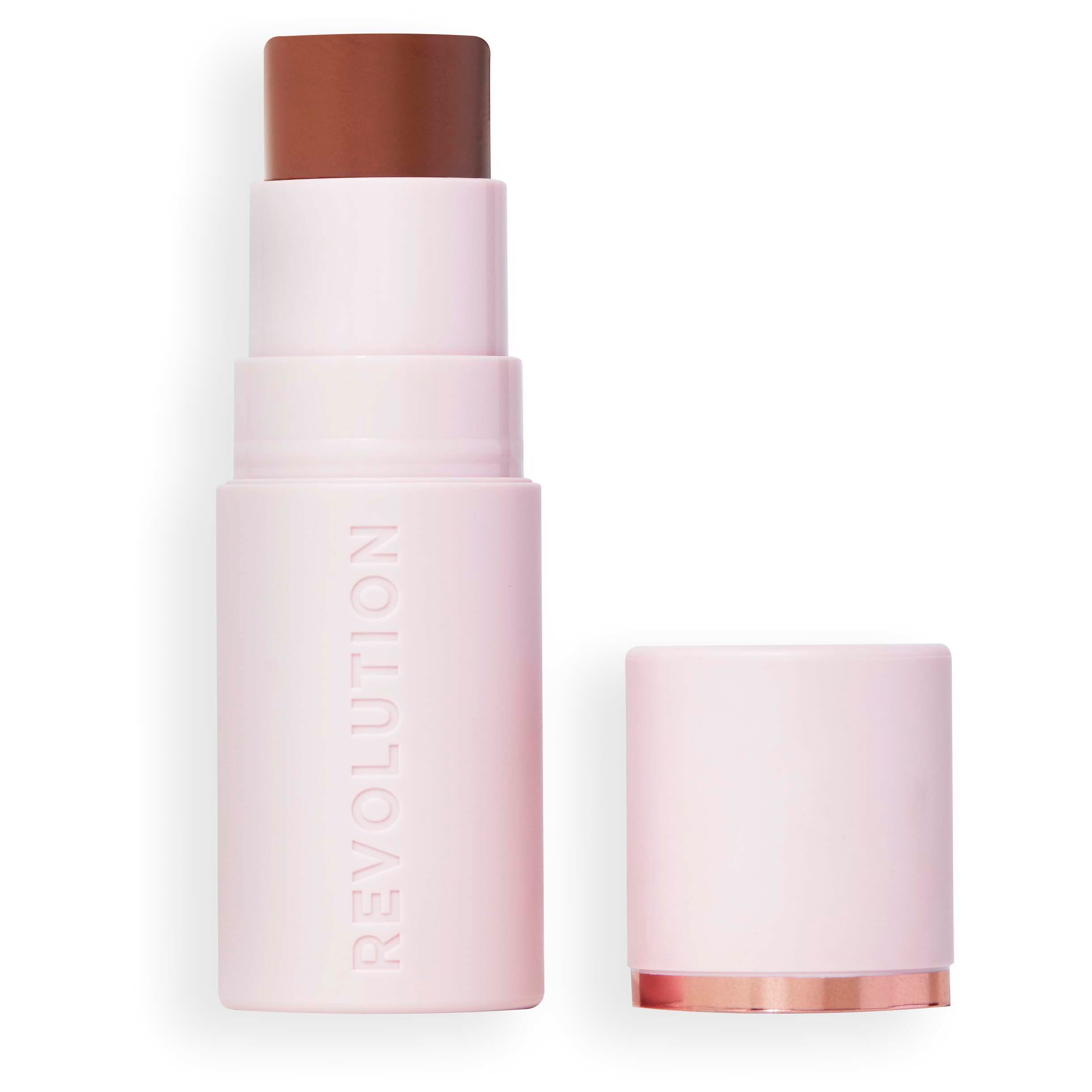 Revolution Beauty London Skin Silk Bronzer Stick Tan Caramel billede