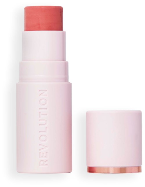 Revolution Beauty London Skin Silk Marble Blush Stick Peachy Pink