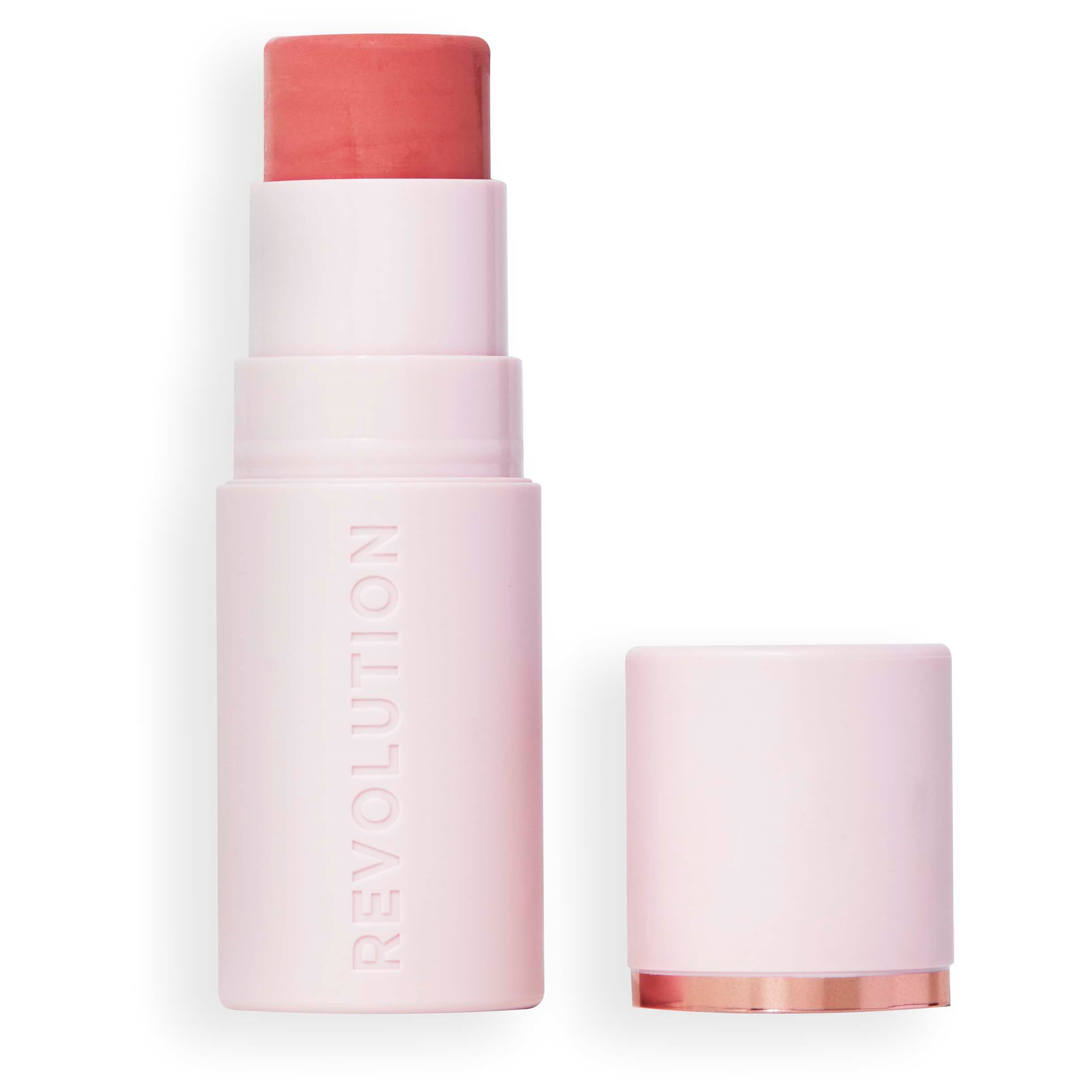 Revolution Beauty London Skin Silk Marble Blush Stick Peachy Pink billede