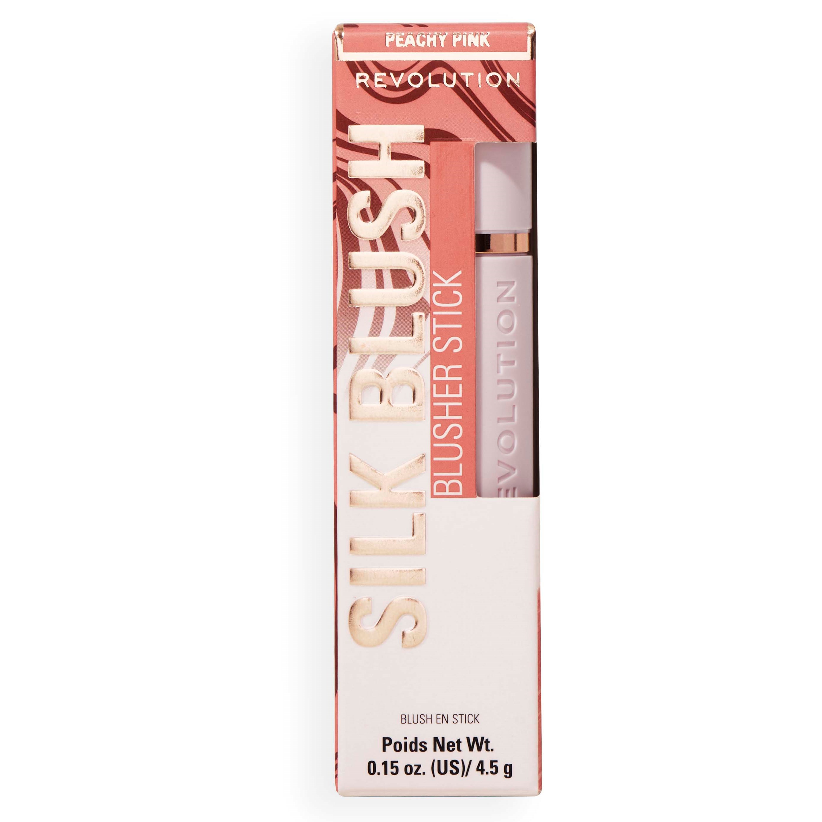 Revolution Beauty London Skin Silk Marble Blush Stick Peachy Pink (obrázok 3)