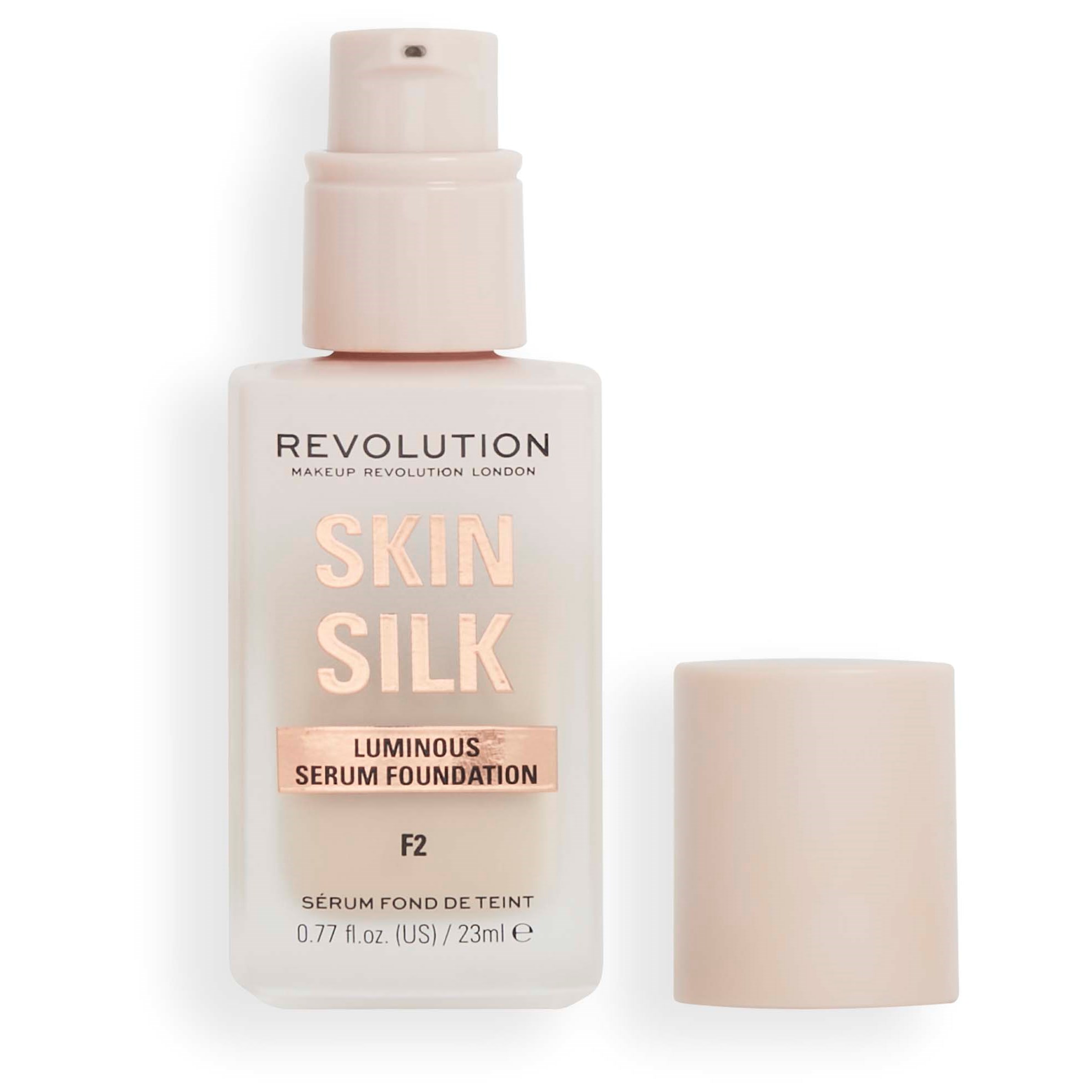 Läs mer om Makeup Revolution Skin Silk Serum Foundation F2