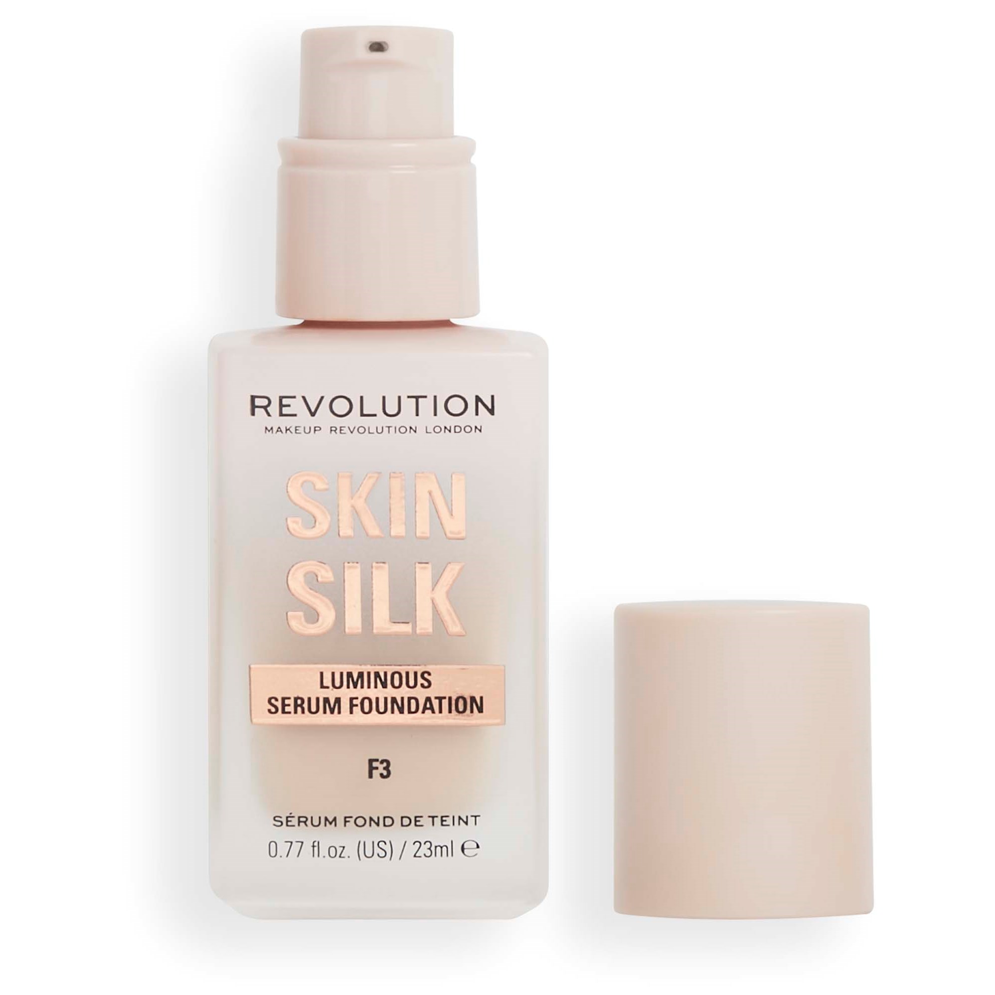 Läs mer om Makeup Revolution Skin Silk Serum Foundation F3