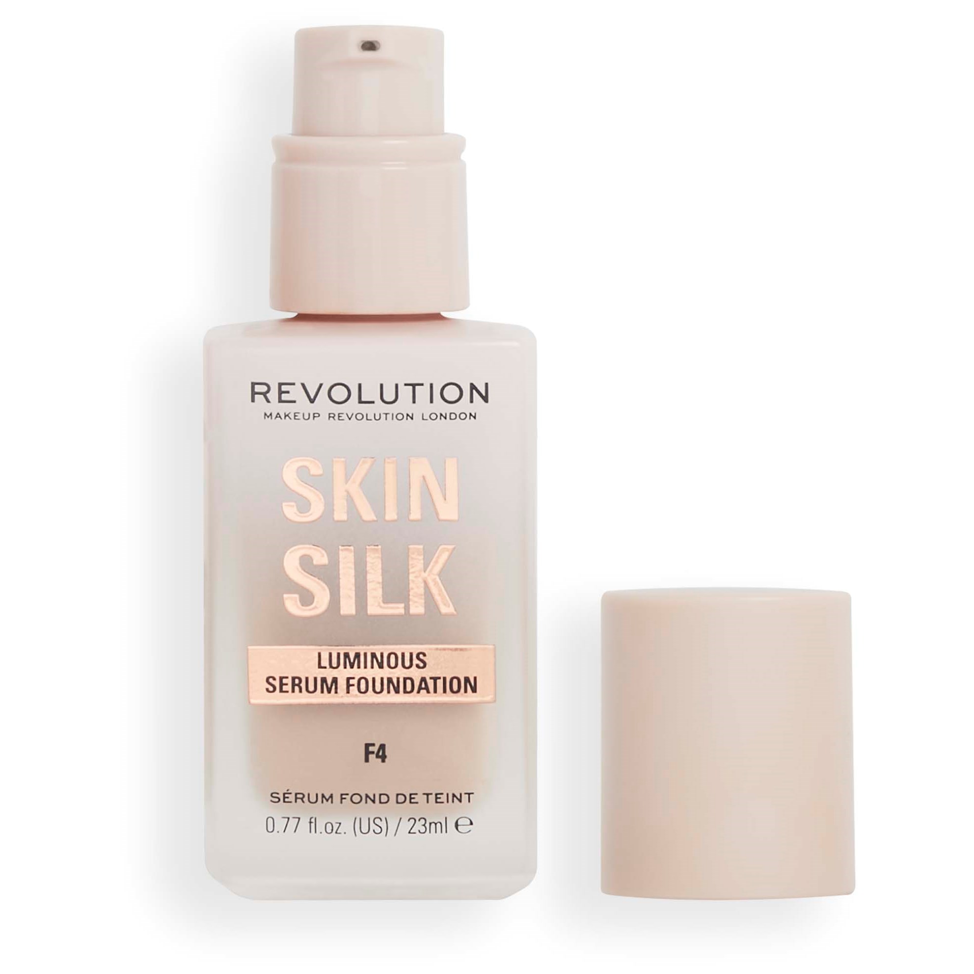 Läs mer om Makeup Revolution Skin Silk Serum Foundation F4