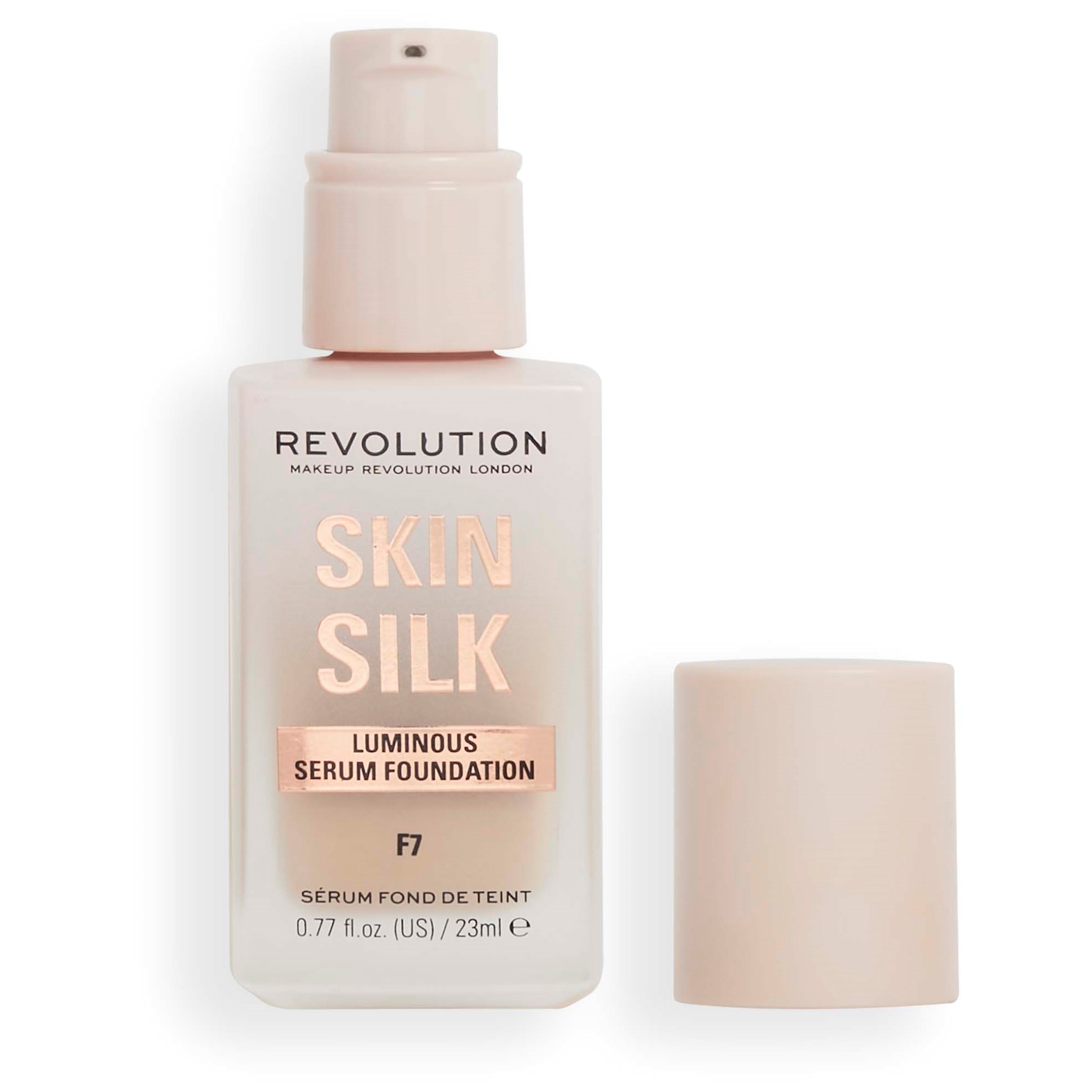 Läs mer om Makeup Revolution Skin Silk Serum Foundation F7