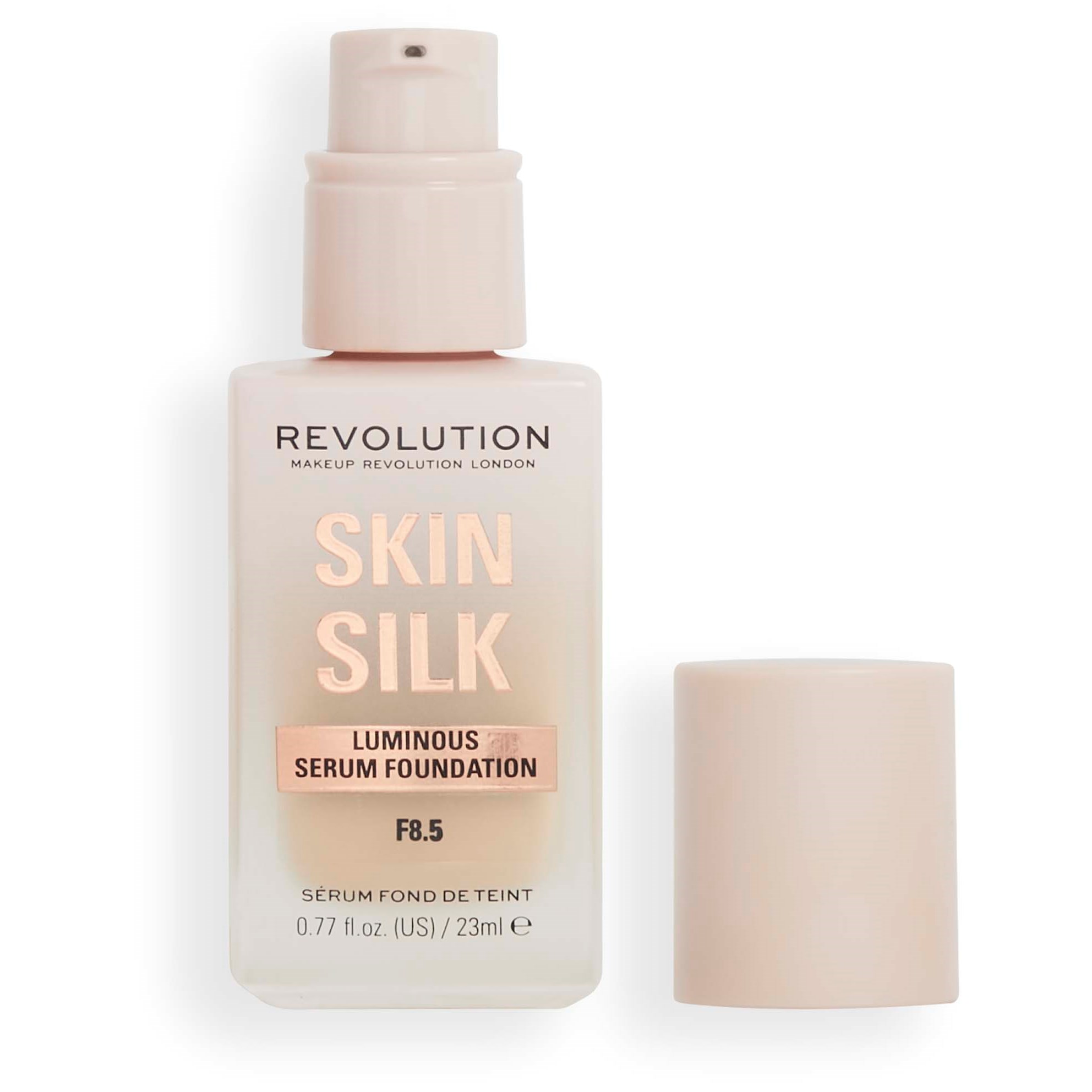Läs mer om Makeup Revolution Skin Silk Serum Foundation F8.5